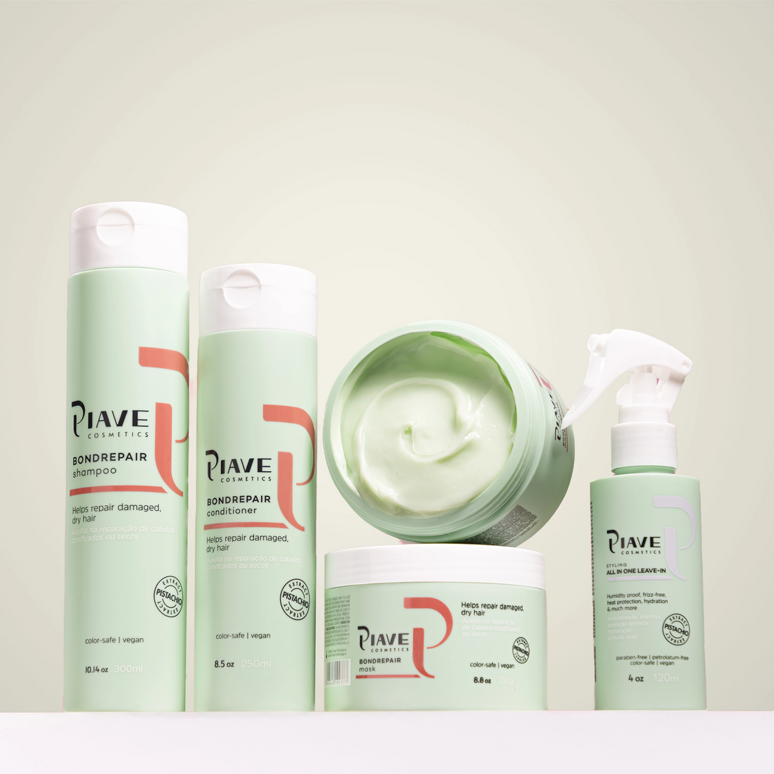 Kit BondRepair Completo: Shampoo, Condicionador, Máscara e Leave-in