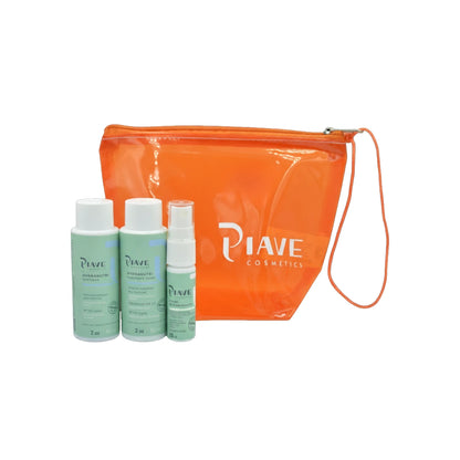 Mini Kit HydraNutri Travel Salmão: Shampoo, Máscara e Leave-in