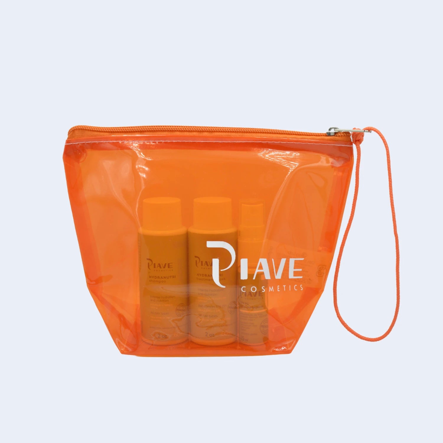 Mini Kit HydraNutri Travel Salmão: Shampoo, Máscara e Leave-in