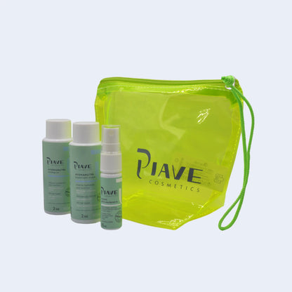Mini Kit HydraNutri Travel Verde: Shampoo, Máscara e Leave-in