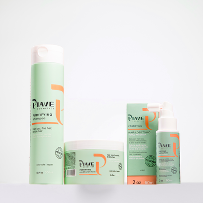 Kit Fortifying: Shampoo, Conditioner Mask e Tônico Antiqueda