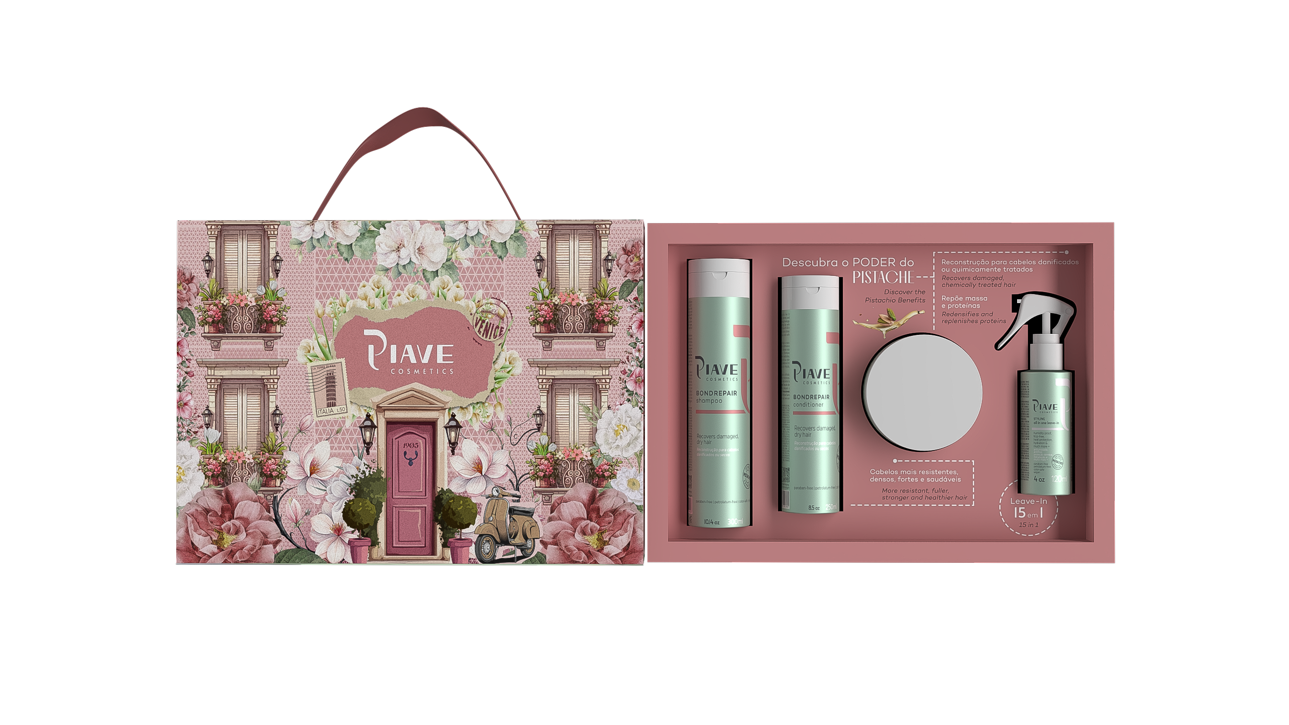 Piave R Brand Piave Cosmetics - Gift Box Eleganza com Kit BondRepair Completo